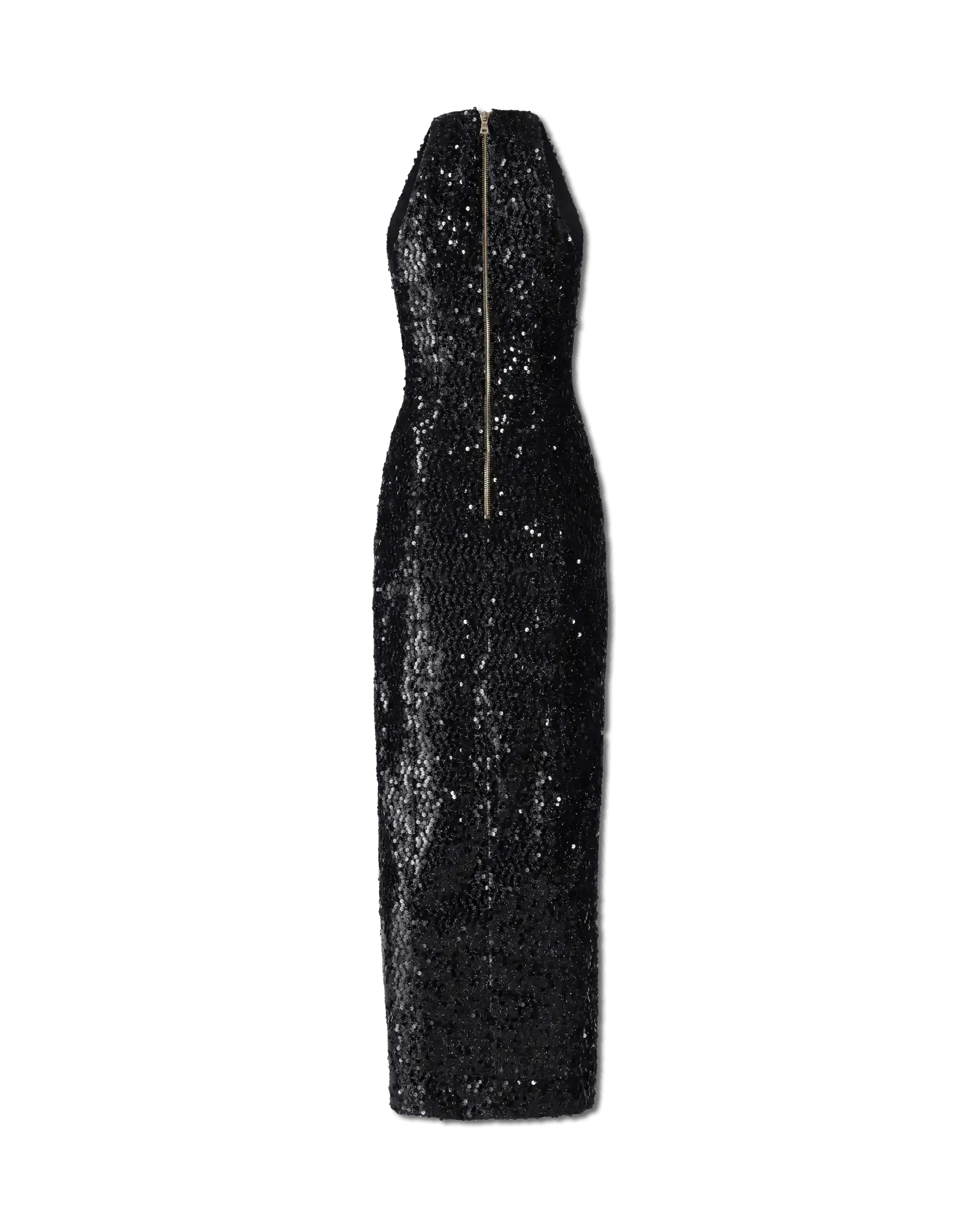 Sequin Slit Dress
