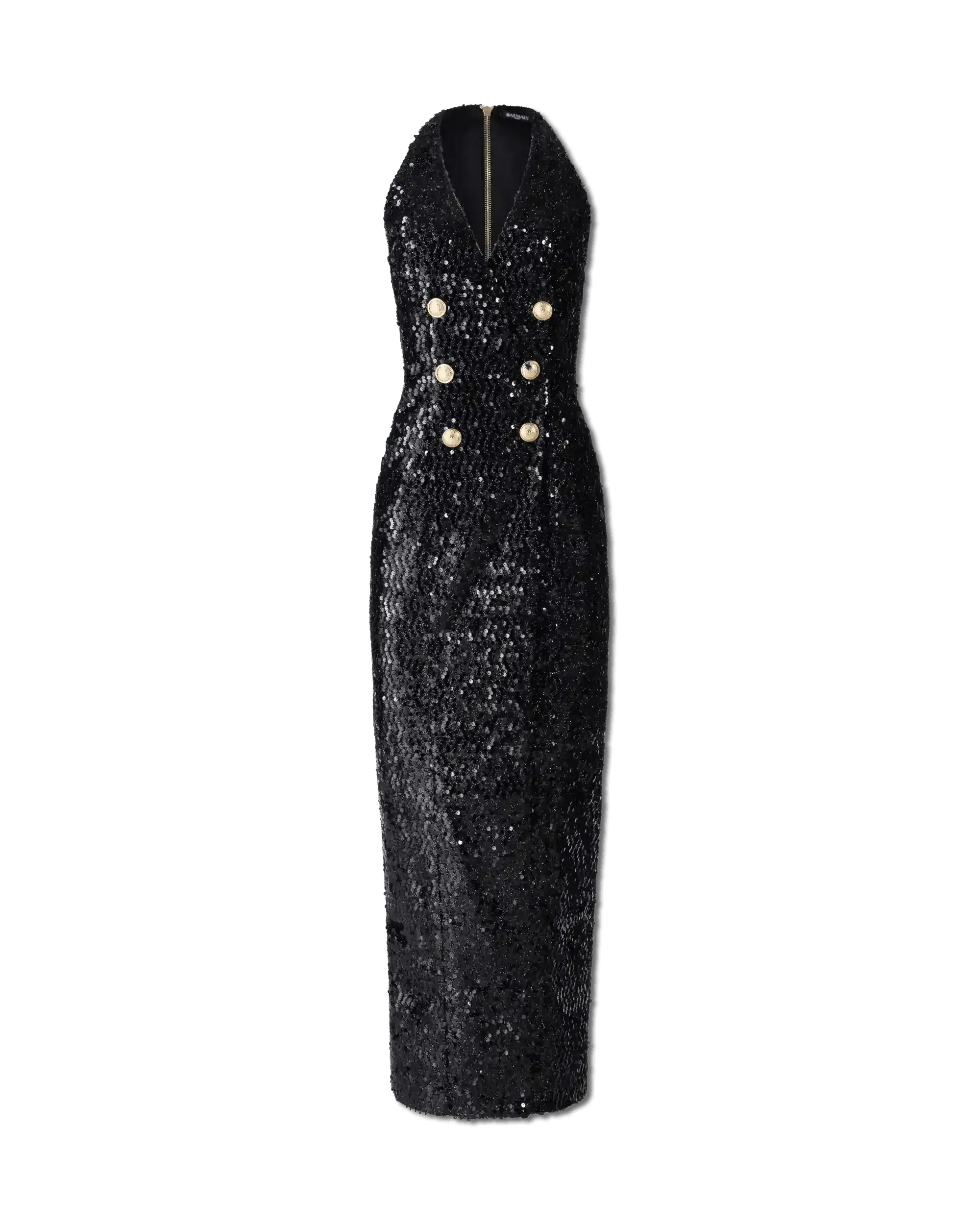 Sequin Slit Dress