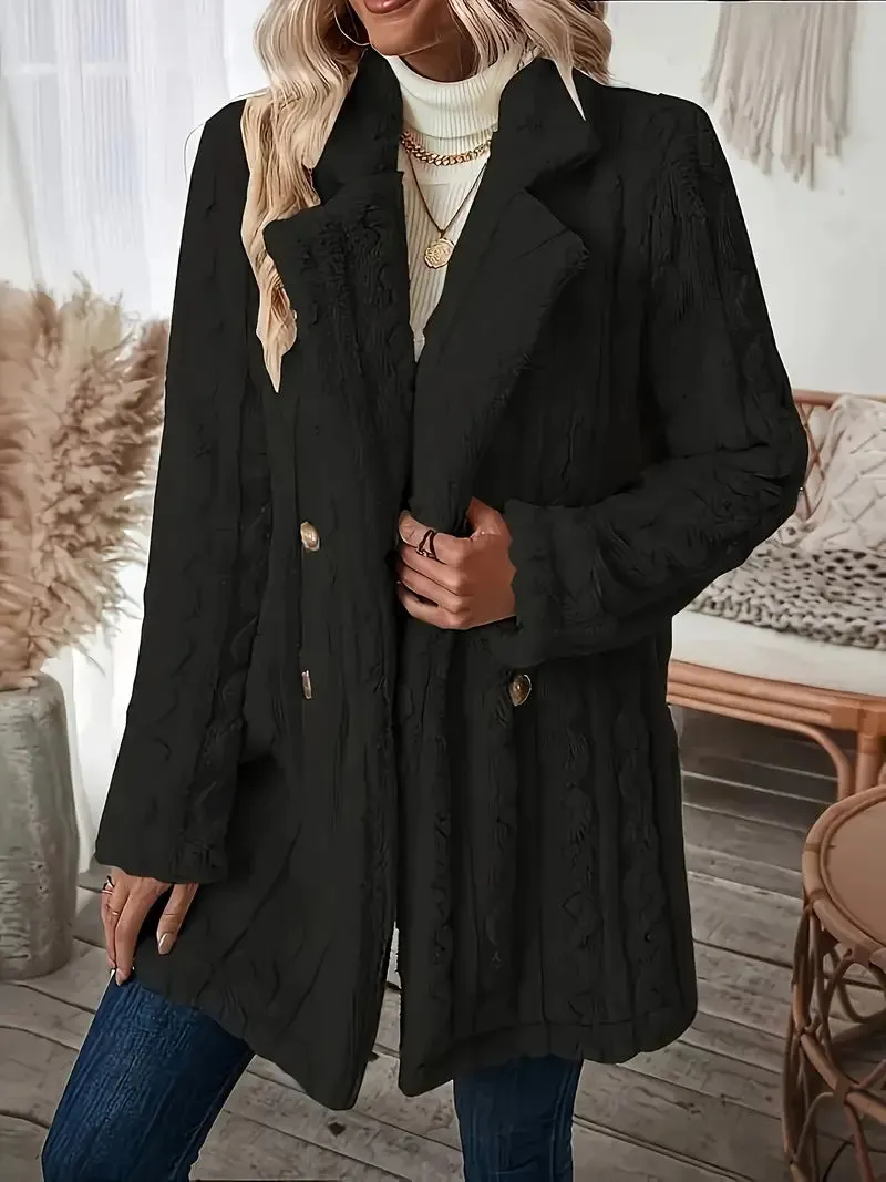 Seraphina - Textured Winter Coat