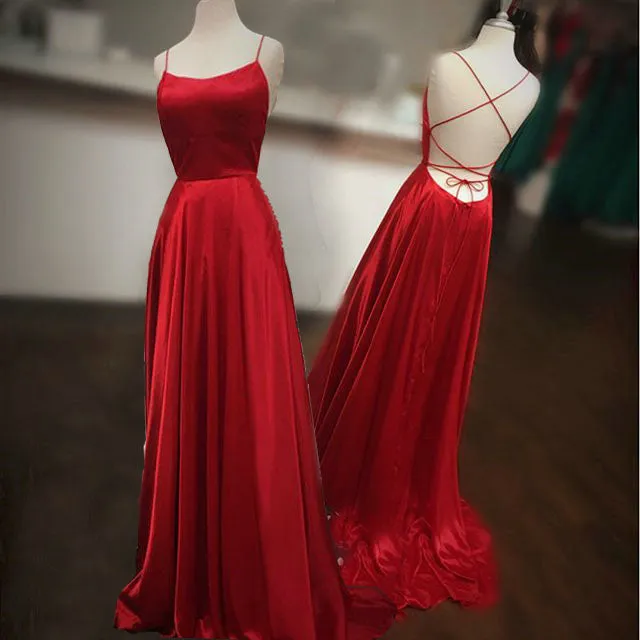 Sexy Burgundy Criss-Cross Straps Prom Dress Ruffles Sexy Split Side Long Party Gowns 2018