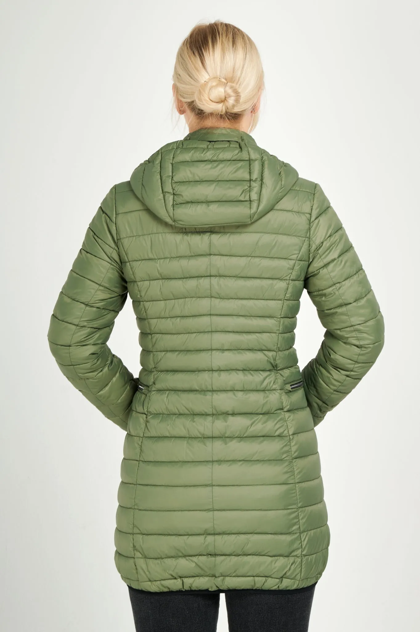 Shannon Vegan Down Coat  | Military