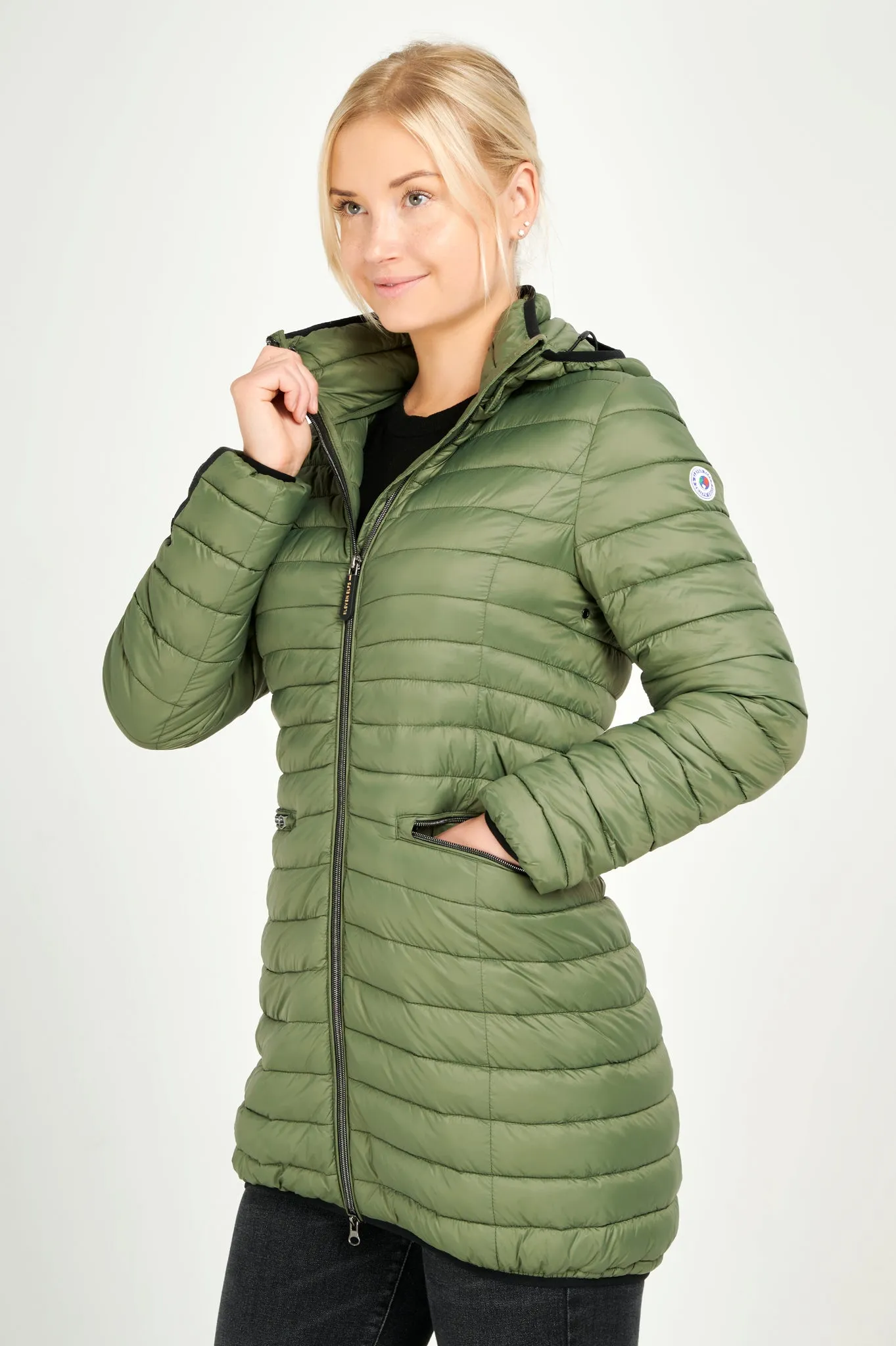 Shannon Vegan Down Coat  | Military