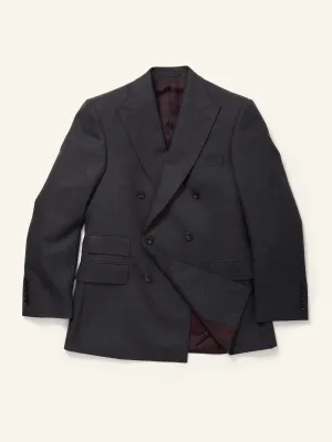 Shelton DB Suit Jacket Dark Grey