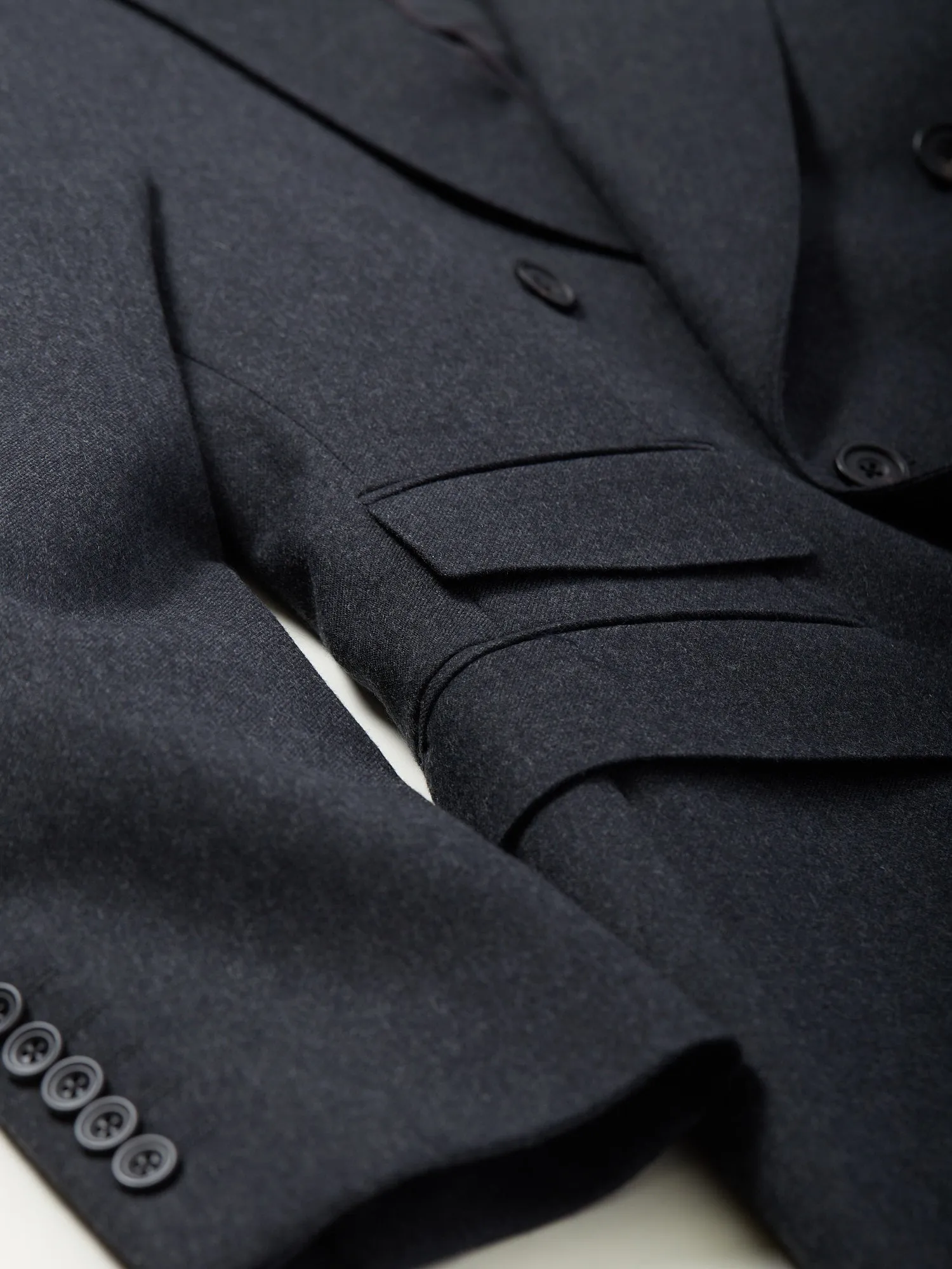 Shelton DB Suit Jacket Dark Grey