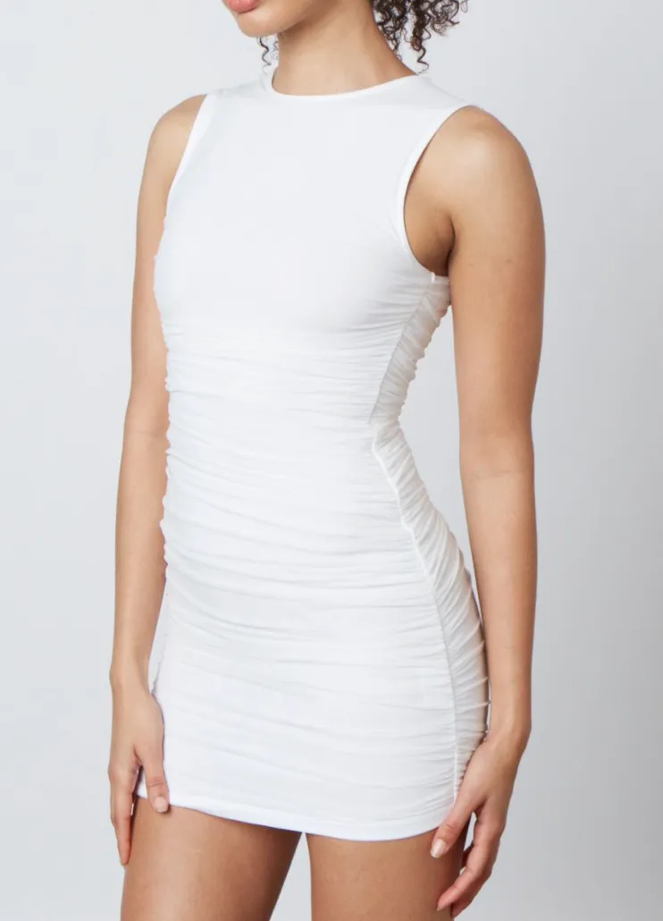 Side Ruched Mini Dress