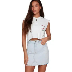 Siena High Rise Denim Skirt
