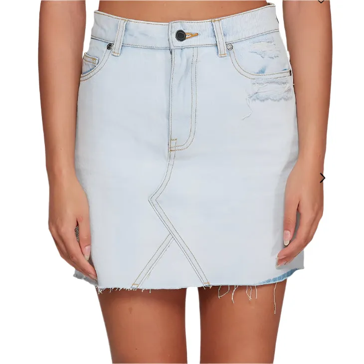 Siena High Rise Denim Skirt