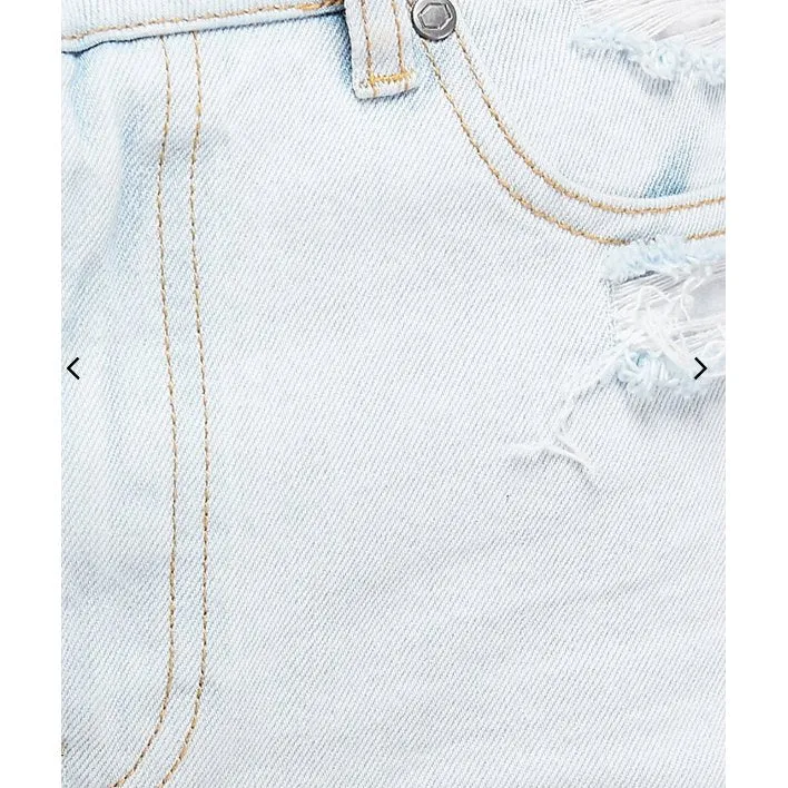 Siena High Rise Denim Skirt