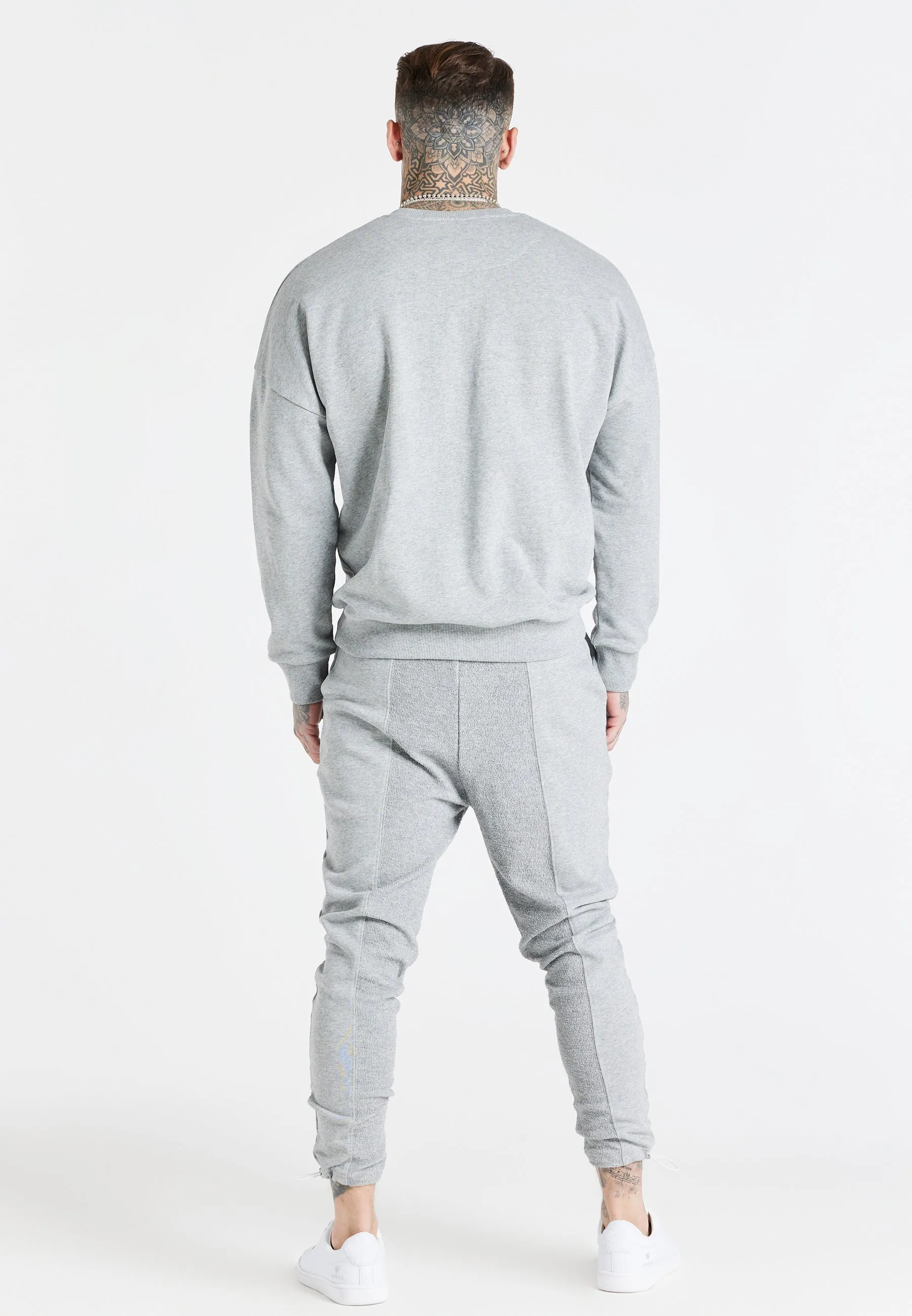 Siksilk Ss-20264 Half & Half Toggle Pant Grey Marl