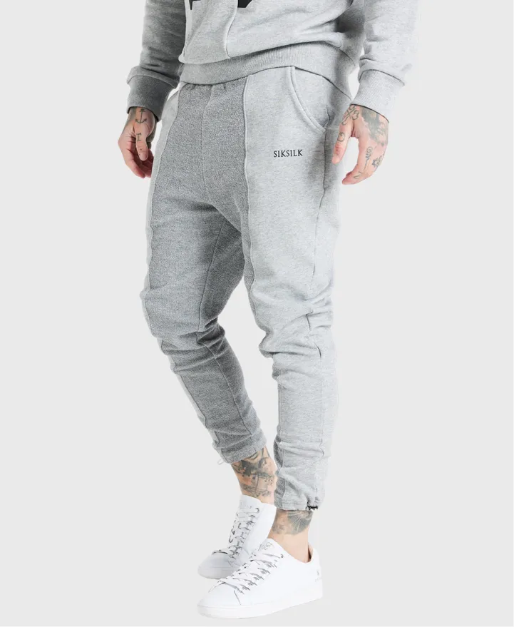 Siksilk Ss-20264 Half & Half Toggle Pant Grey Marl