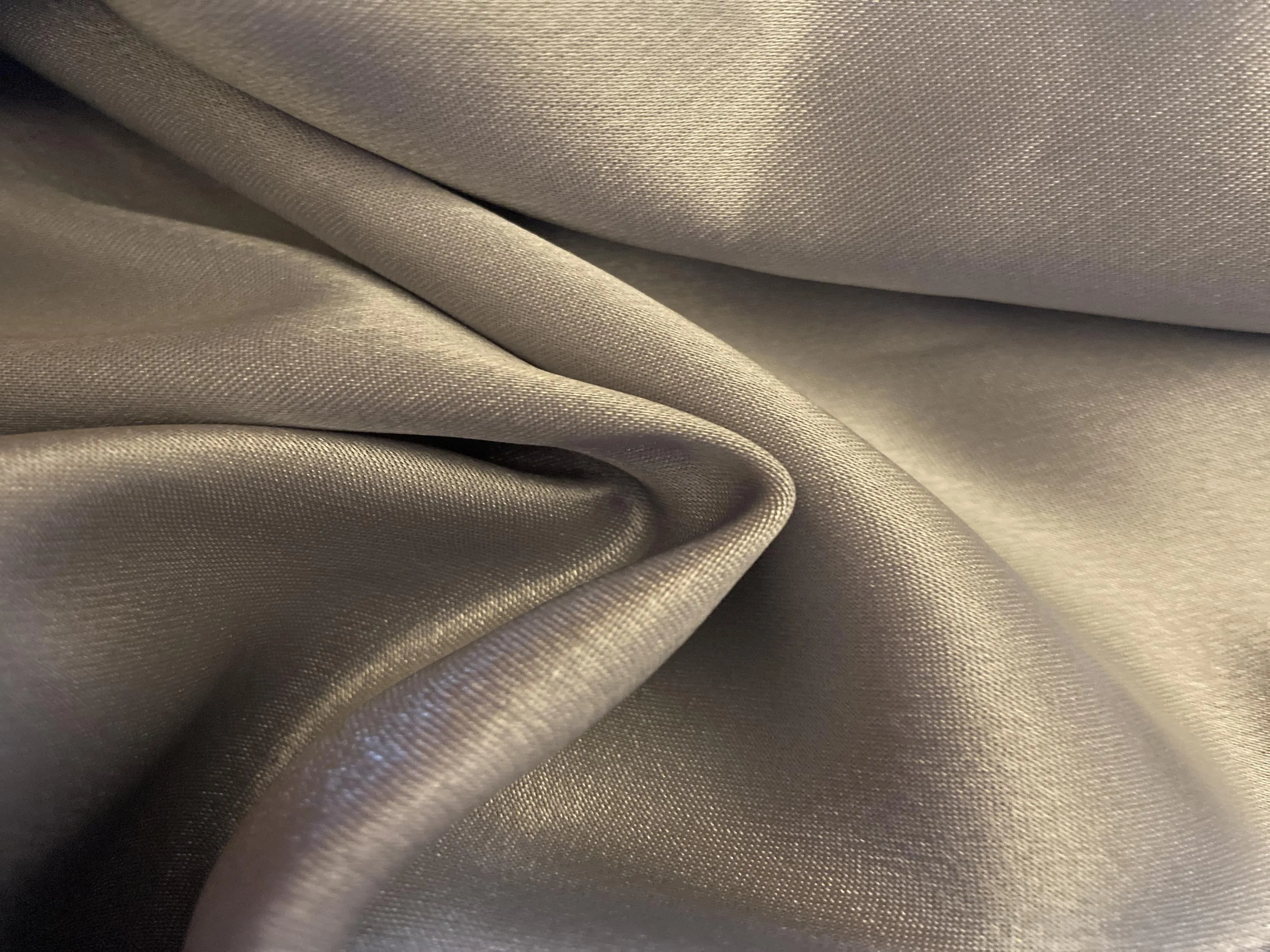 Silver Shimmer Satin