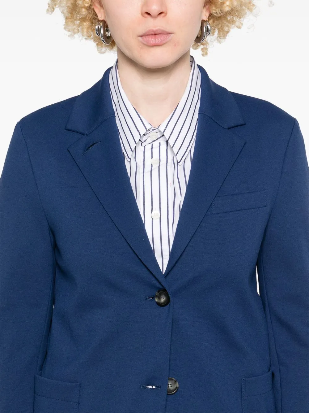 Single-breasted blazer jacket