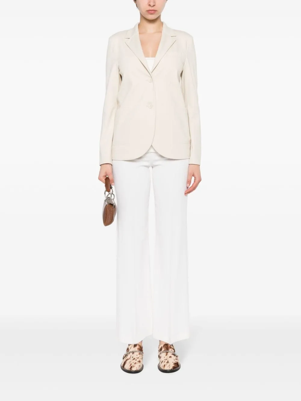 Single-breasted blazer jacket