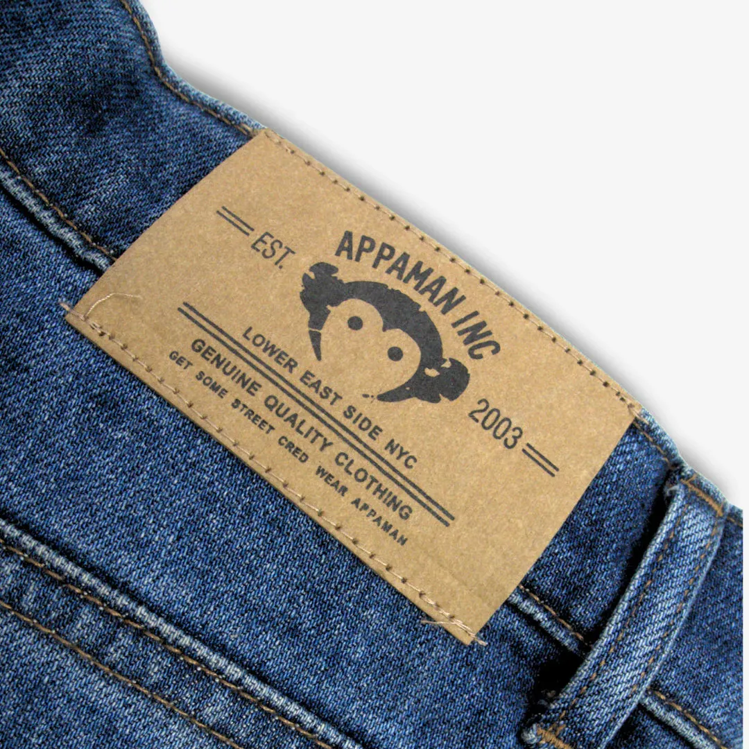 Slim Leg Denim Pants