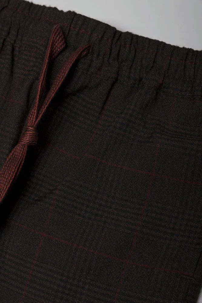 Slim Leg Pants Brown