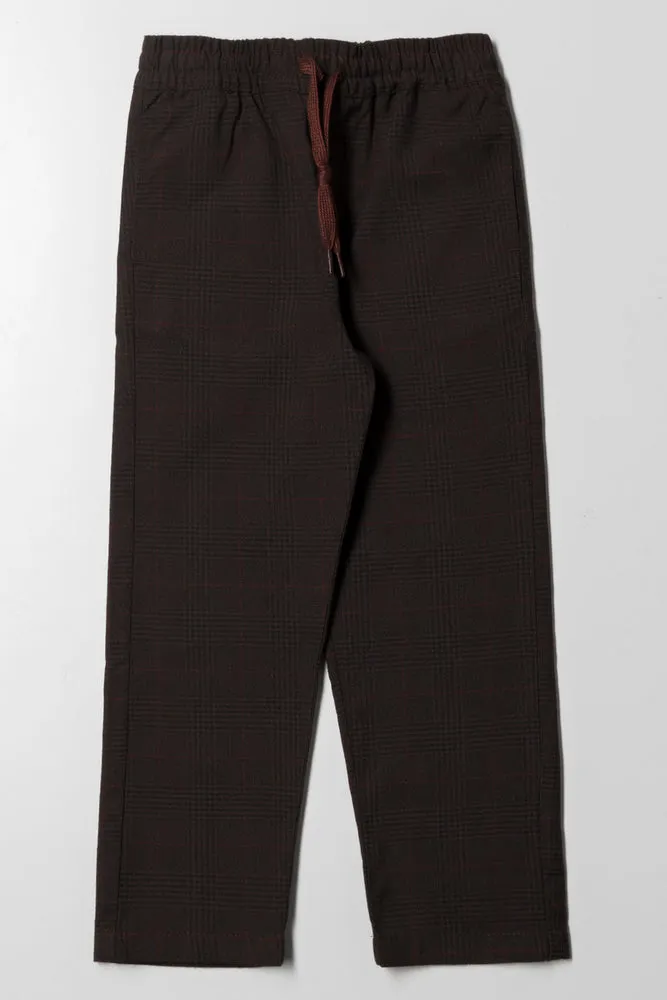 Slim Leg Pants Brown
