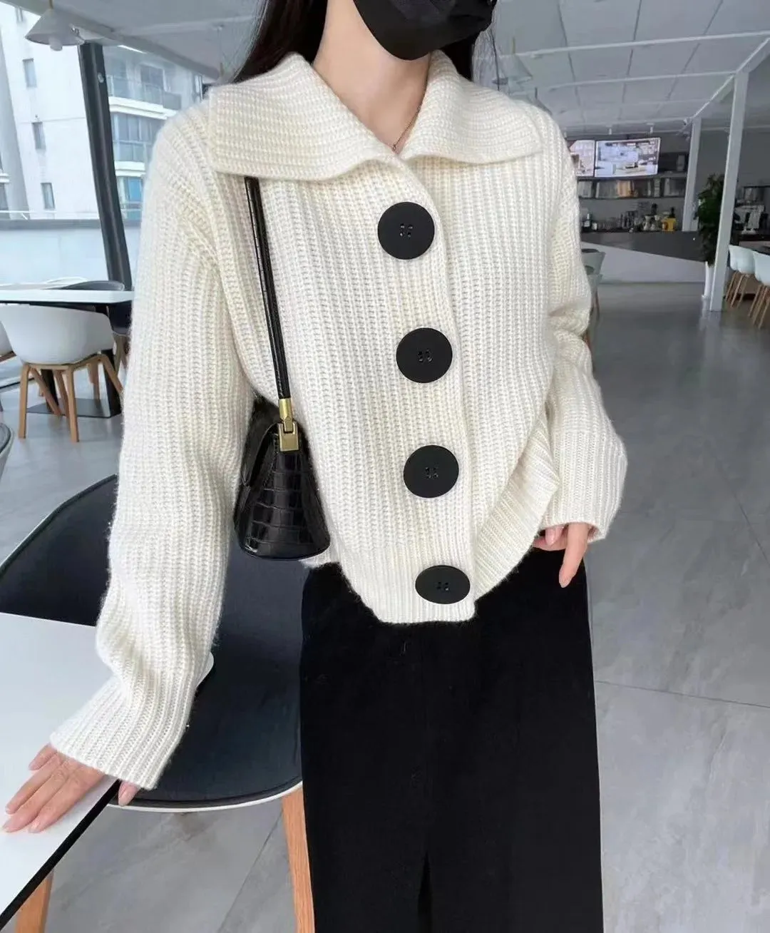 Solid Color Cardigan