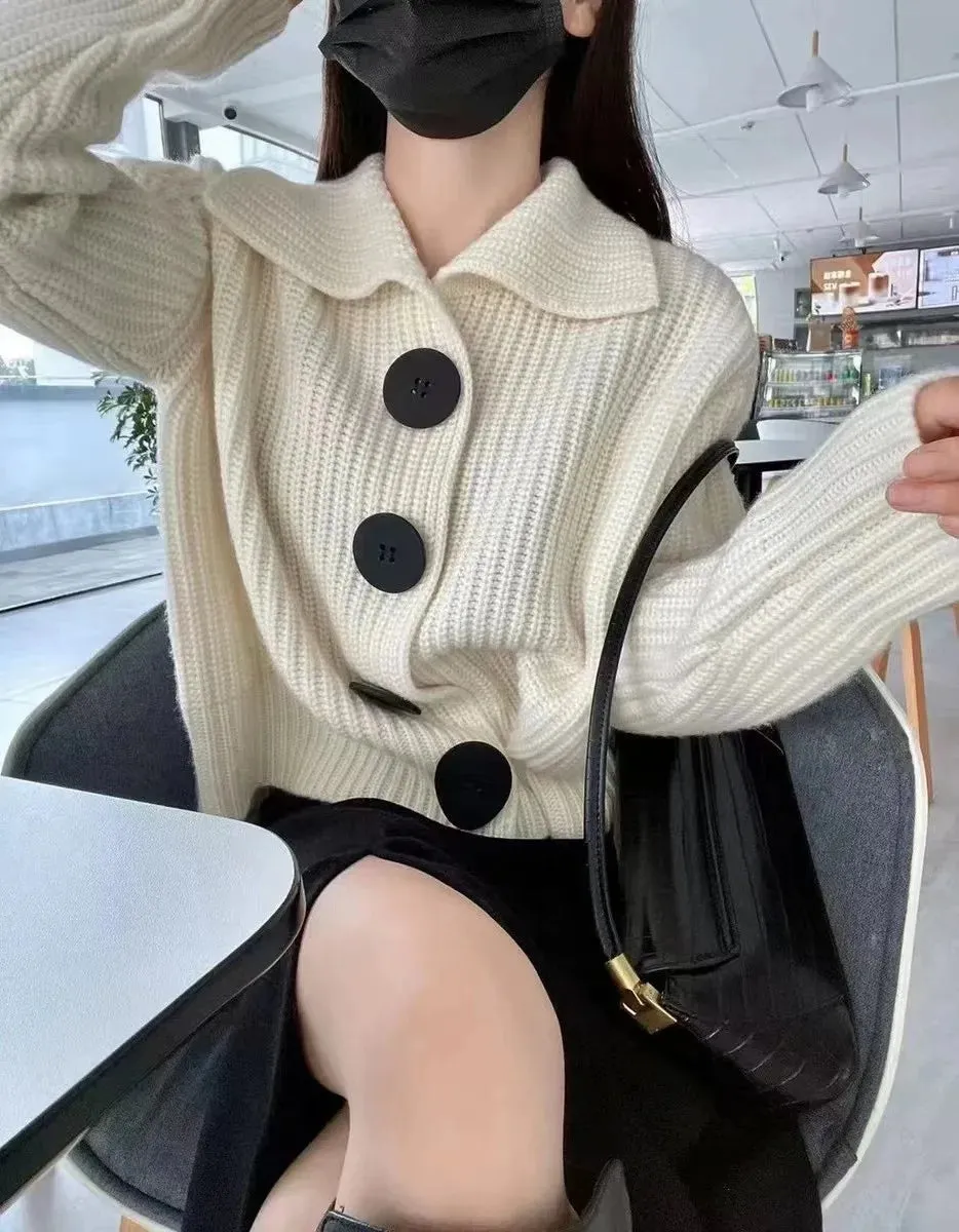 Solid Color Cardigan