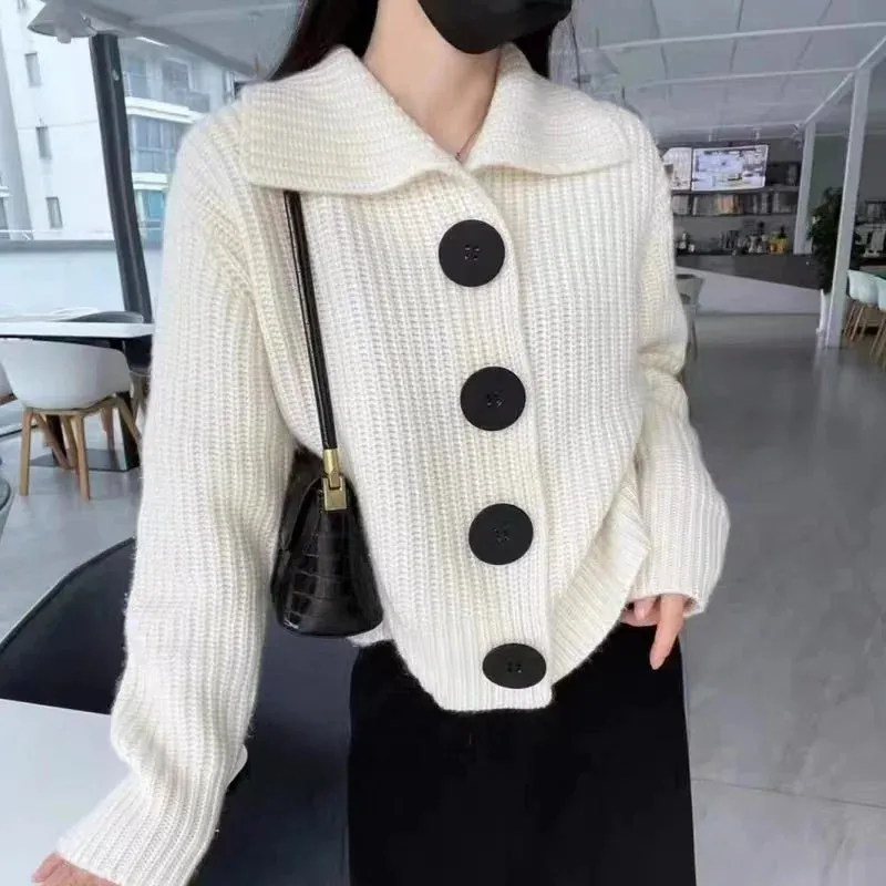 Solid Color Cardigan