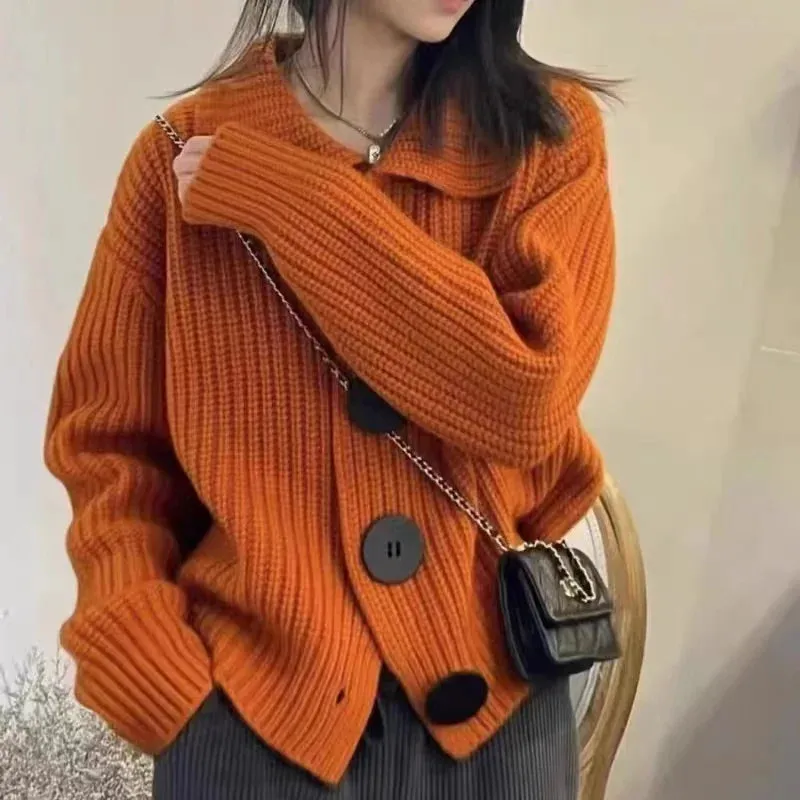 Solid Color Cardigan
