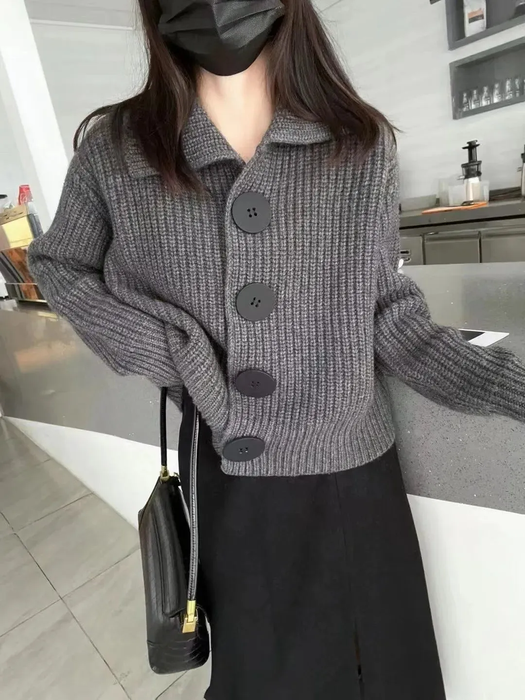 Solid Color Cardigan