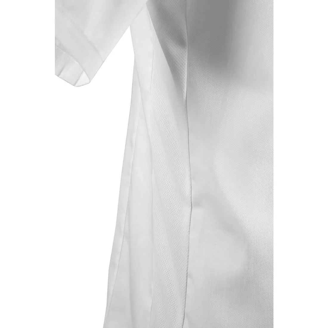 Southside Band Collar Chef Jacket White M
