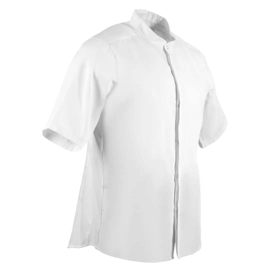 Southside Band Collar Chef Jacket White M