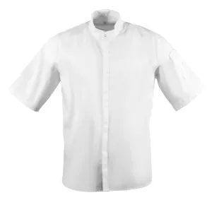 Southside Band Collar Chef Jacket White M