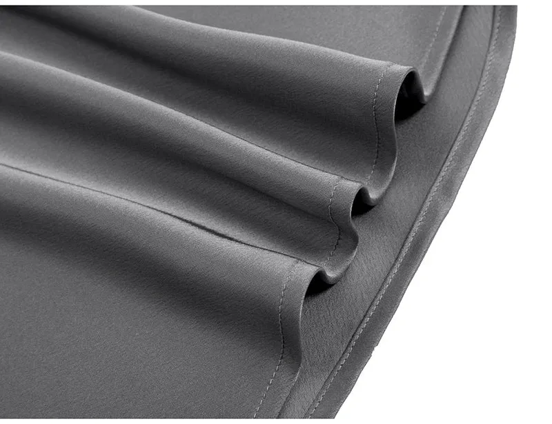 Spring Summer Straight Maxi Satin Silk Skirts