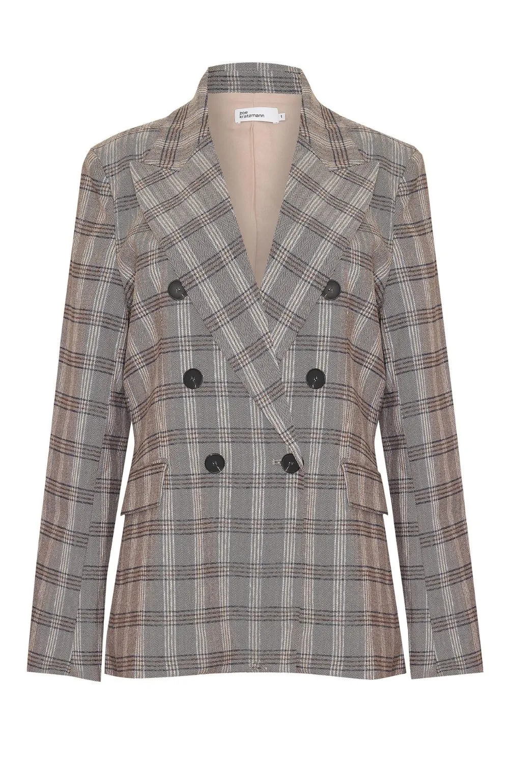 Spurt Jacket Mousse Check