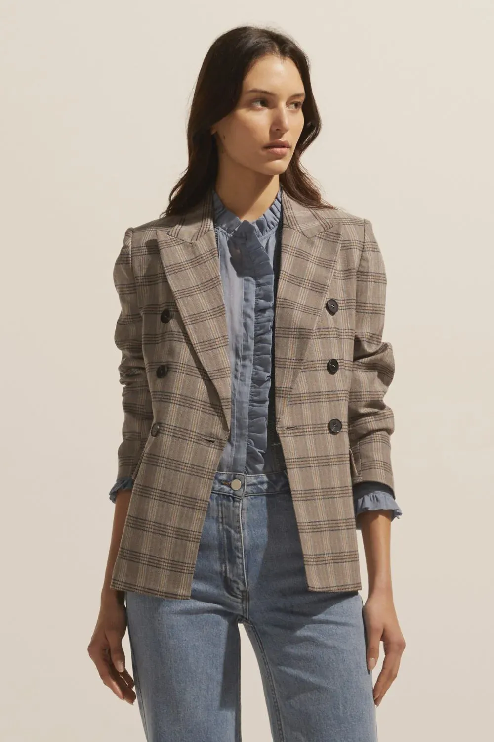 Spurt Jacket Mousse Check