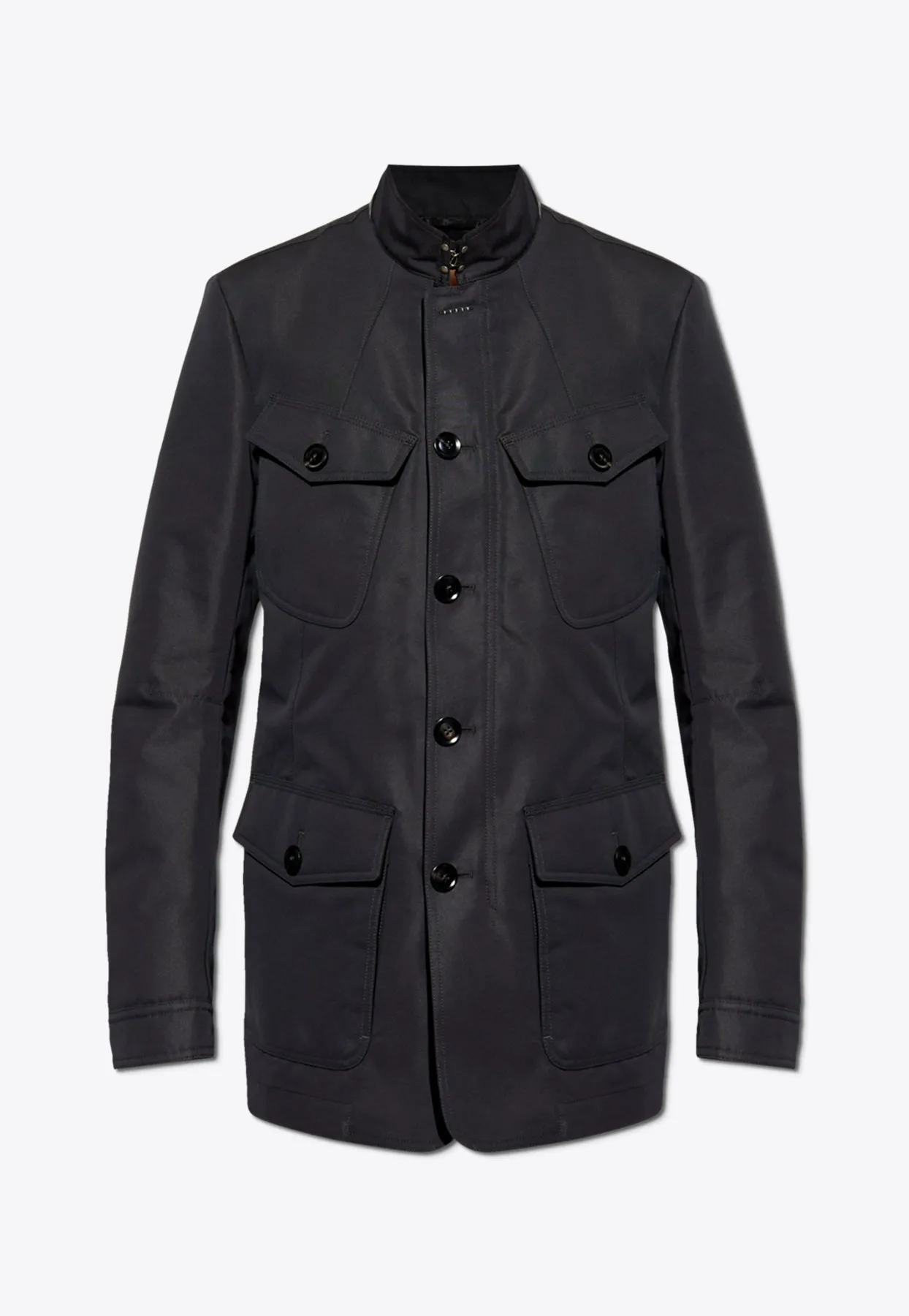 Stand Collar Military Jacket