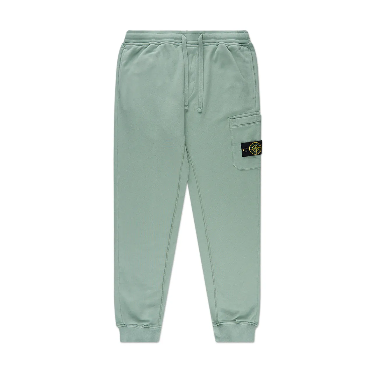 stone island tapered track pants (sage)