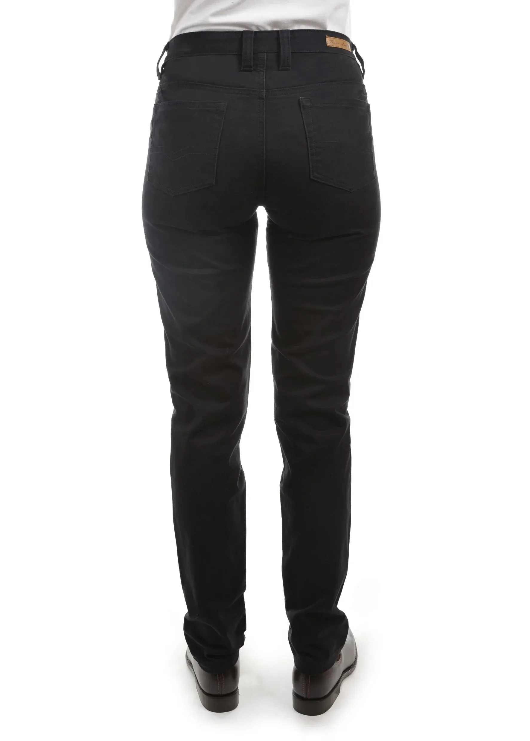 Stretch Moleskin Wonder Jean | Black