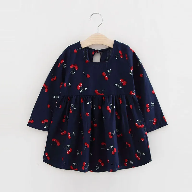 Summer girl dress Print pattern Children tutu dresses for girls baby girl clothes Sleeveless girls dresses