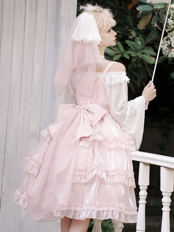 Sweet Lolita Dress Polyester Sleeveless Jumper Lolita Dress