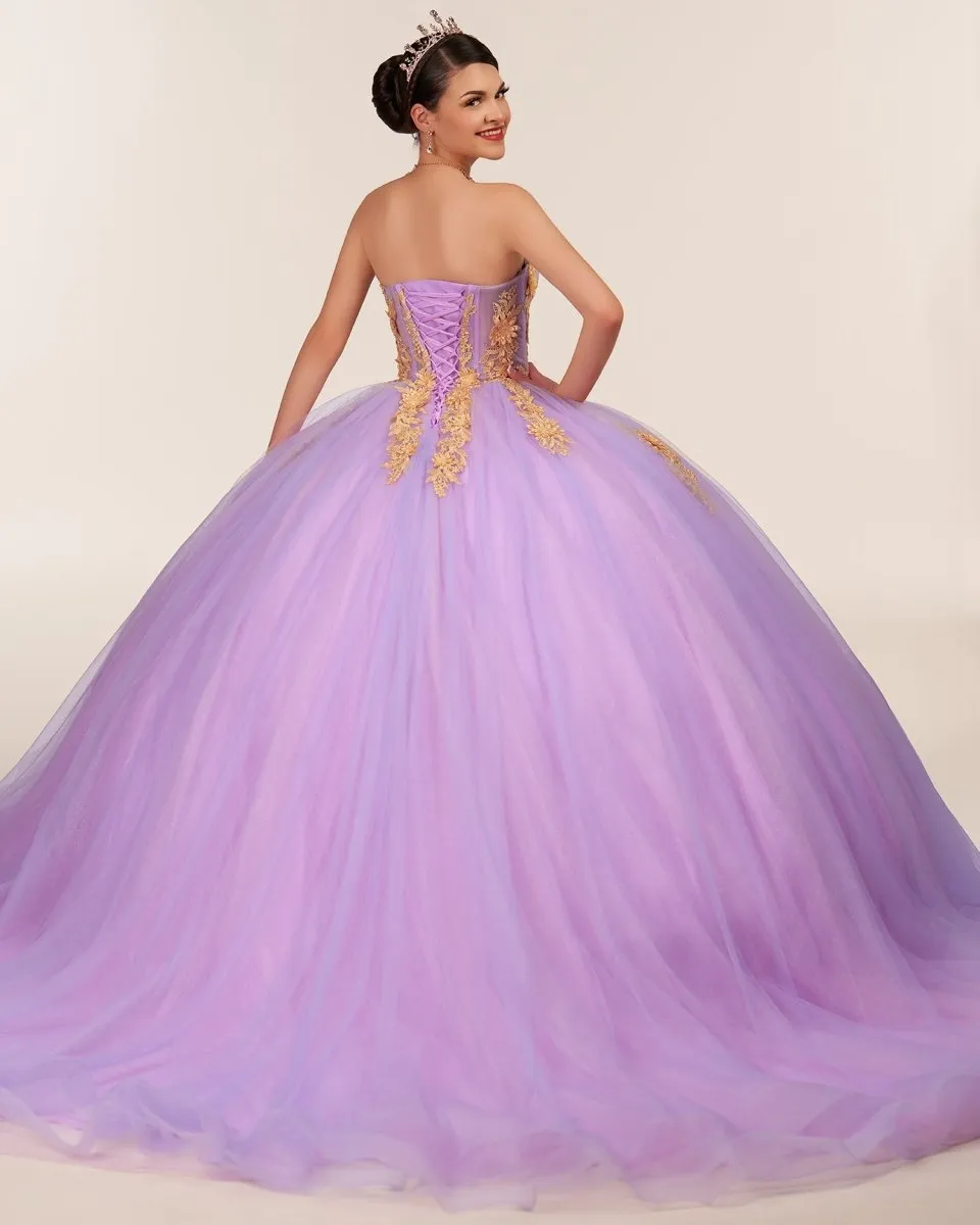 Sweetheart Sleeveless Quinceanera Dresses with Appliques