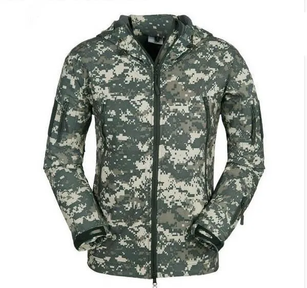 TAD V 4.0 Lurker Shark Skin Military Tactical Softshell Jacket Men Windbreaker Waterproof Hoodie Clothes