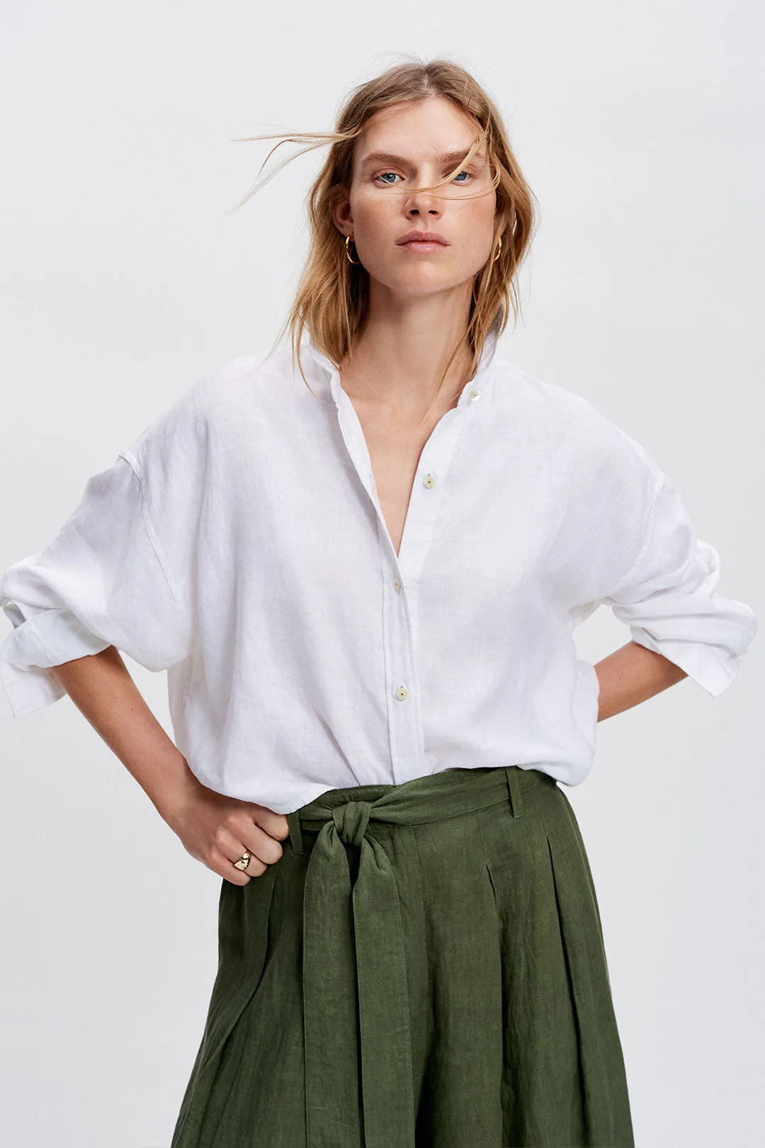 The Linen Boxy Shirt