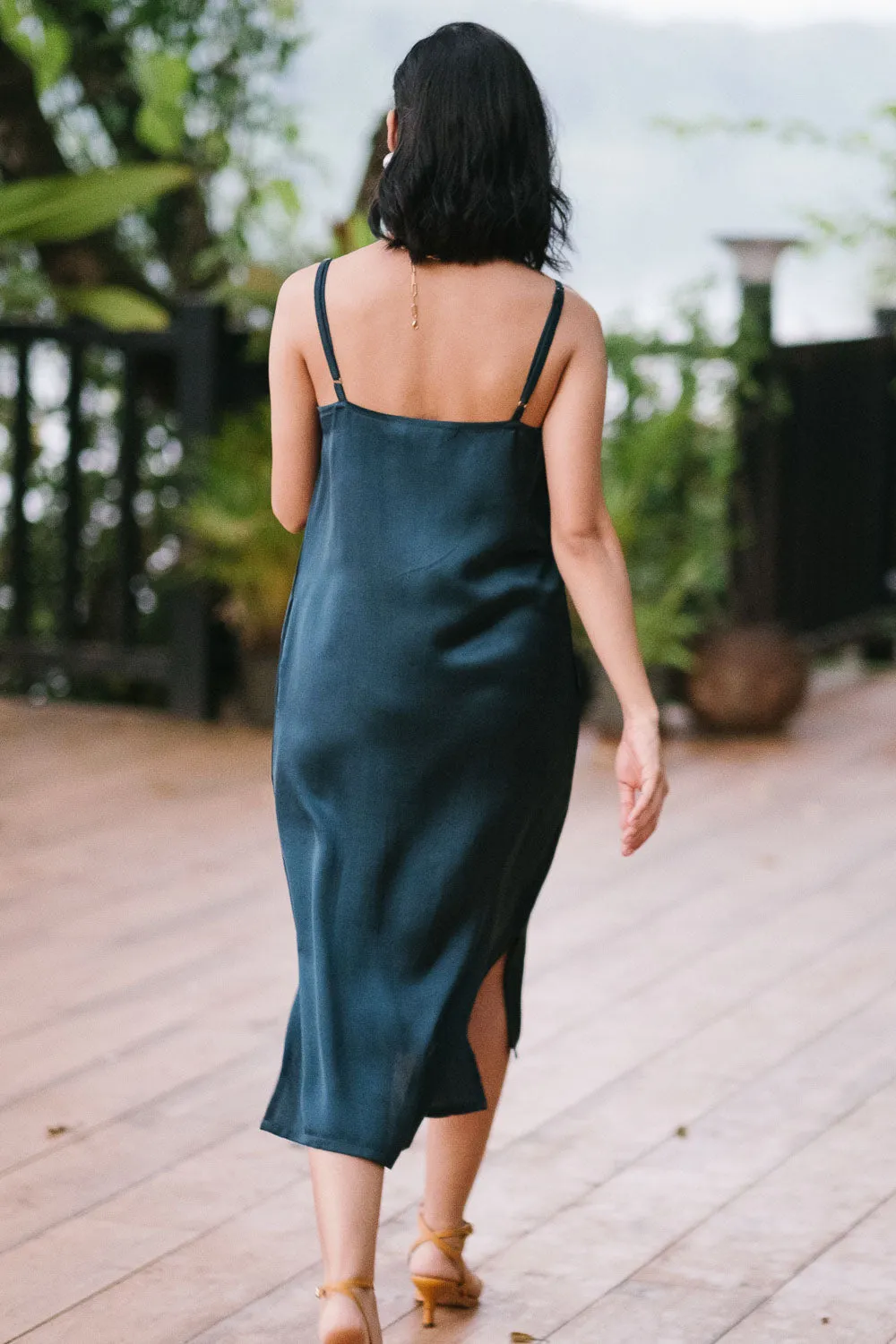 The Modal Satin Slip Dress
