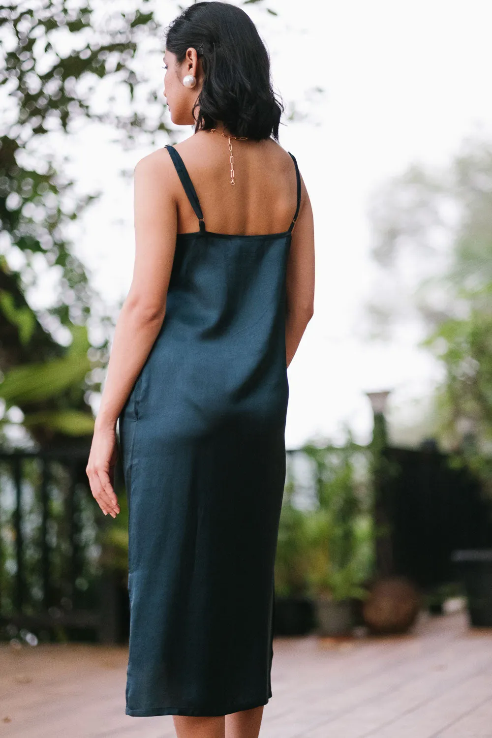 The Modal Satin Slip Dress