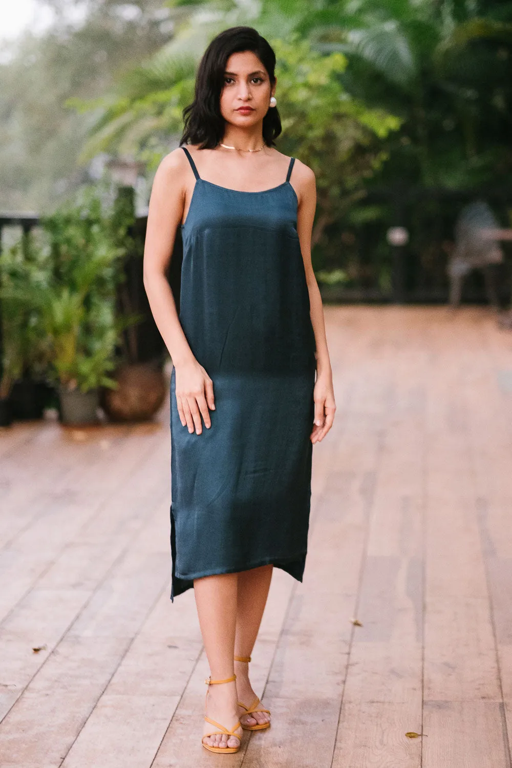 The Modal Satin Slip Dress