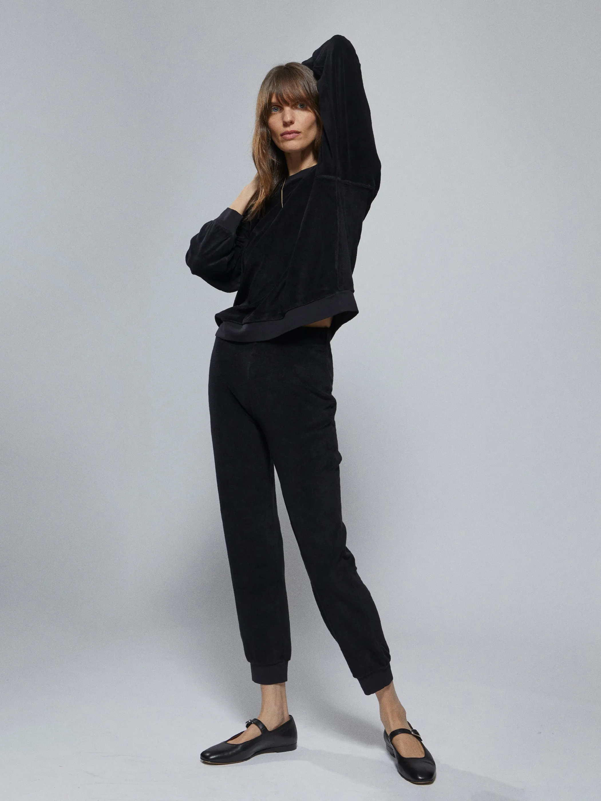 The Tinos Slim Track Pants in Terry