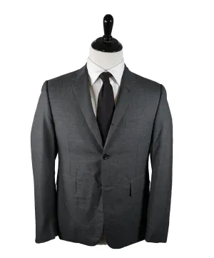 THOM BROWNE - Gray Premium Suit With Iconic Logo Detailing - SZ 2