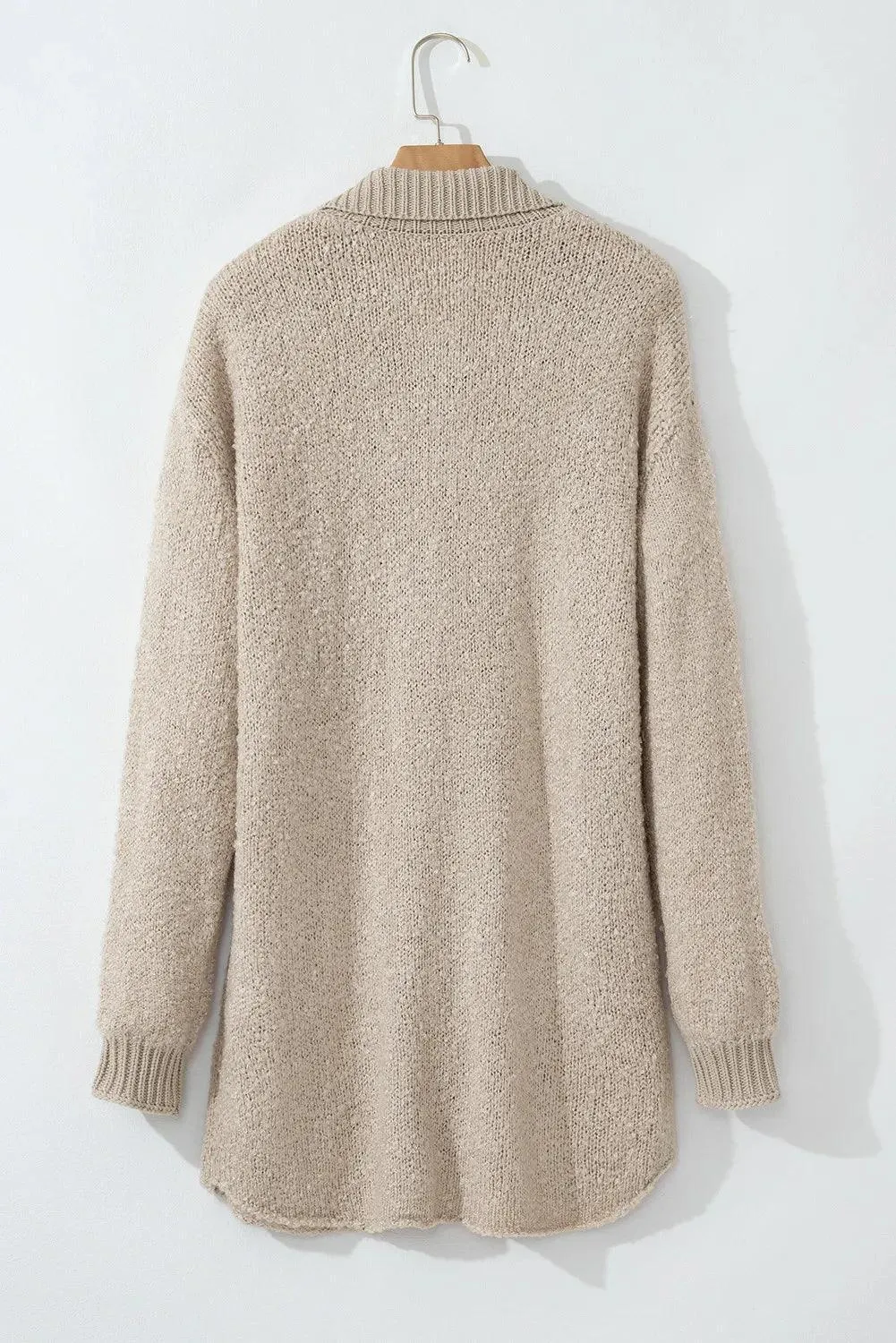 Trendy by Luna Pocketed Button Up Long Sleeve Cardigan