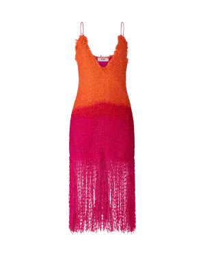 Two-Toned Fringe Dress
