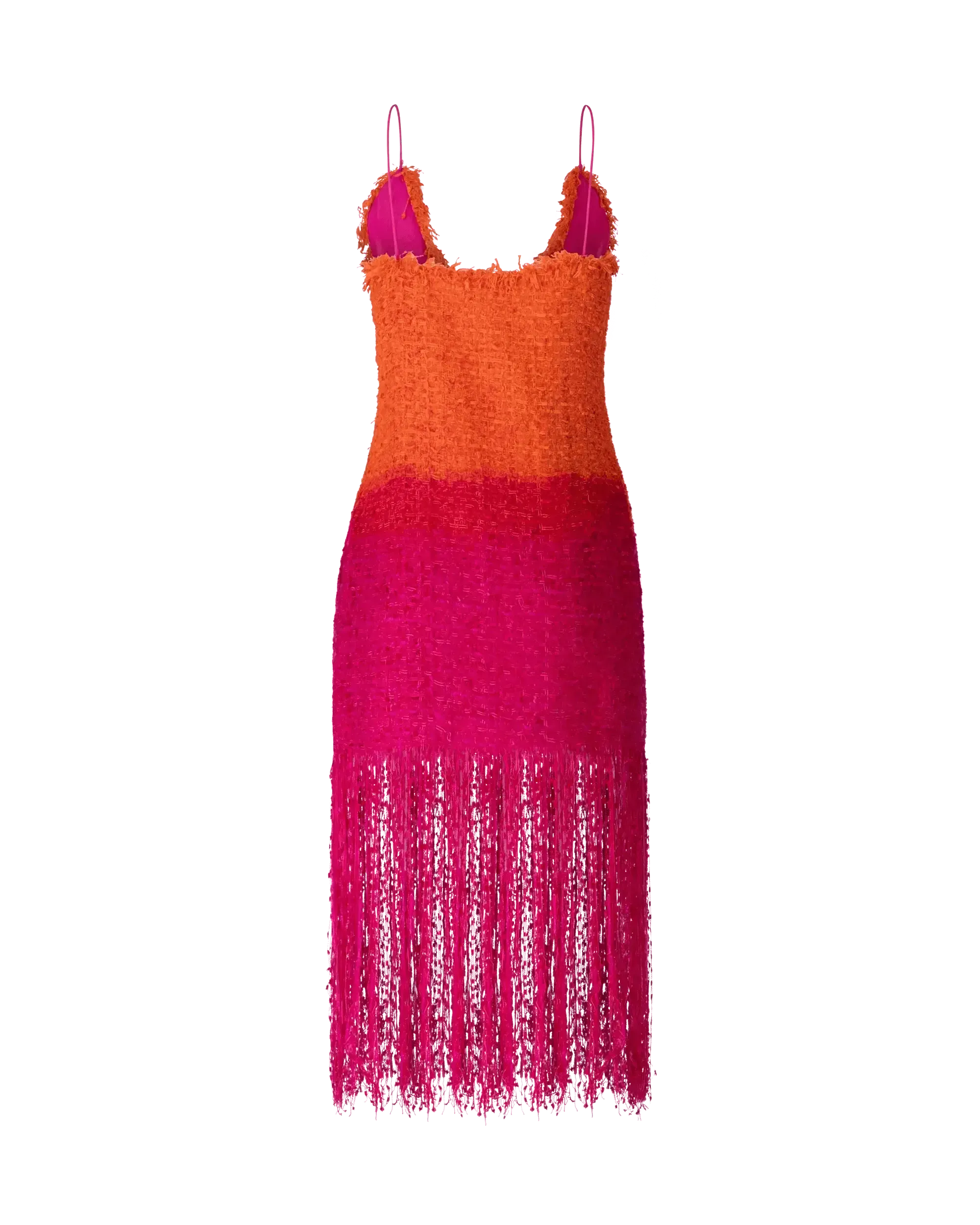 Two-Toned Fringe Dress