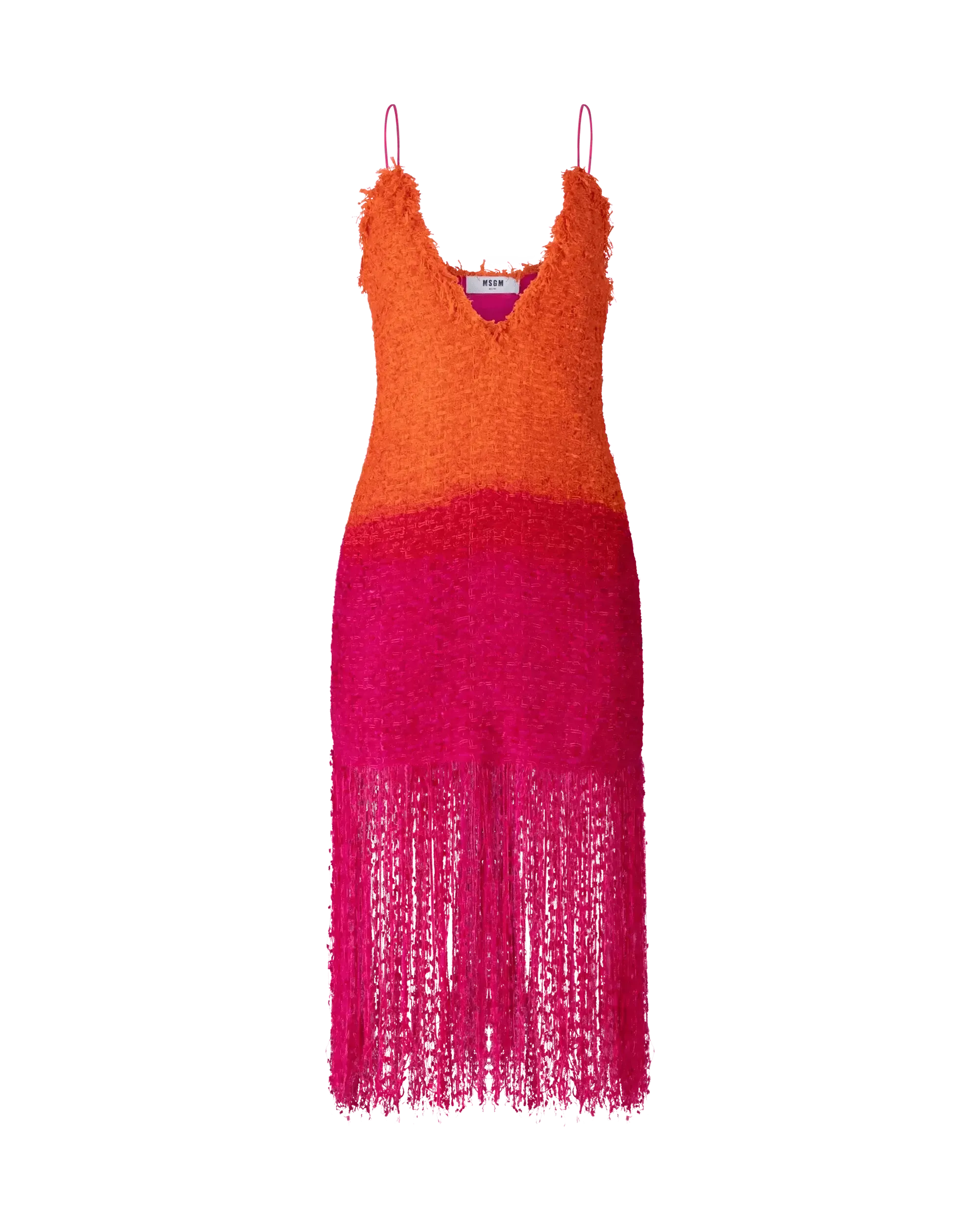 Two-Toned Fringe Dress