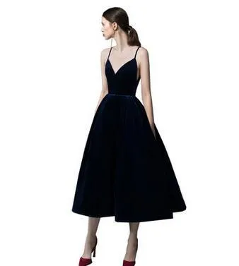 Twotwinstyle Backless Spaghetti Strap Sleeveless High Waist Sexy Party Dress With V-Neck