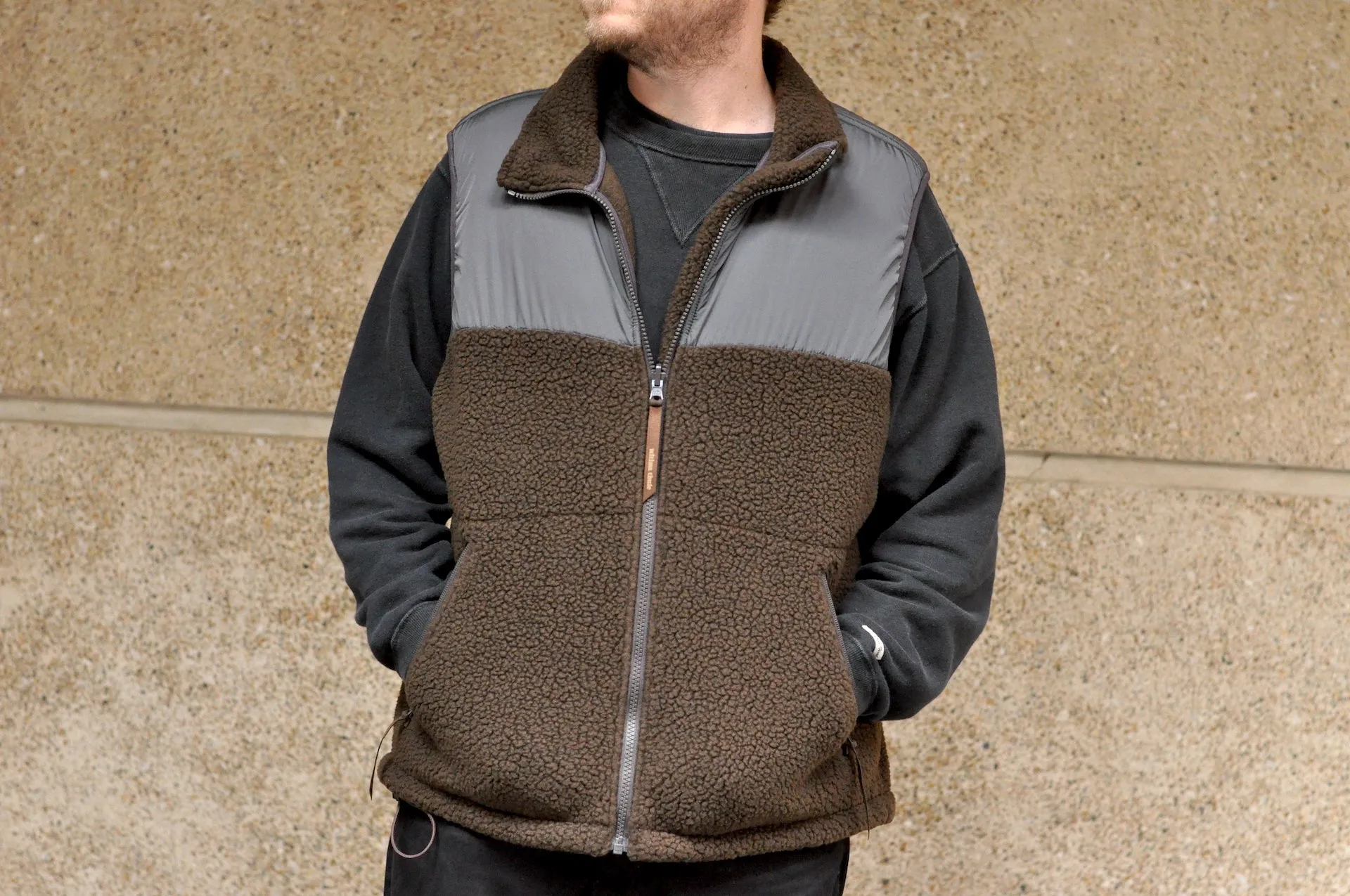 Ultima Thule by Freewheelers "Ranger" Fleece Vest (Dark Brown)